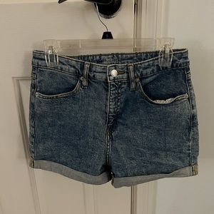 Wild Fable high-waist jean shorts, size 8